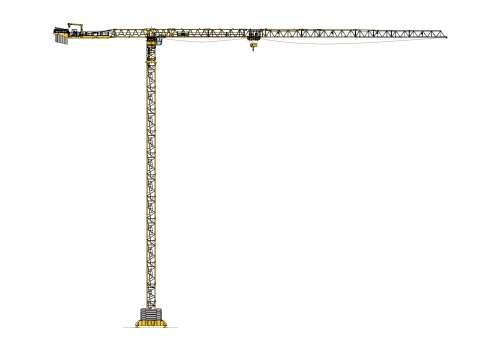 POTAIN MDT 809 M32 Cranes with 0-50 HP Range & Has Cranes Type